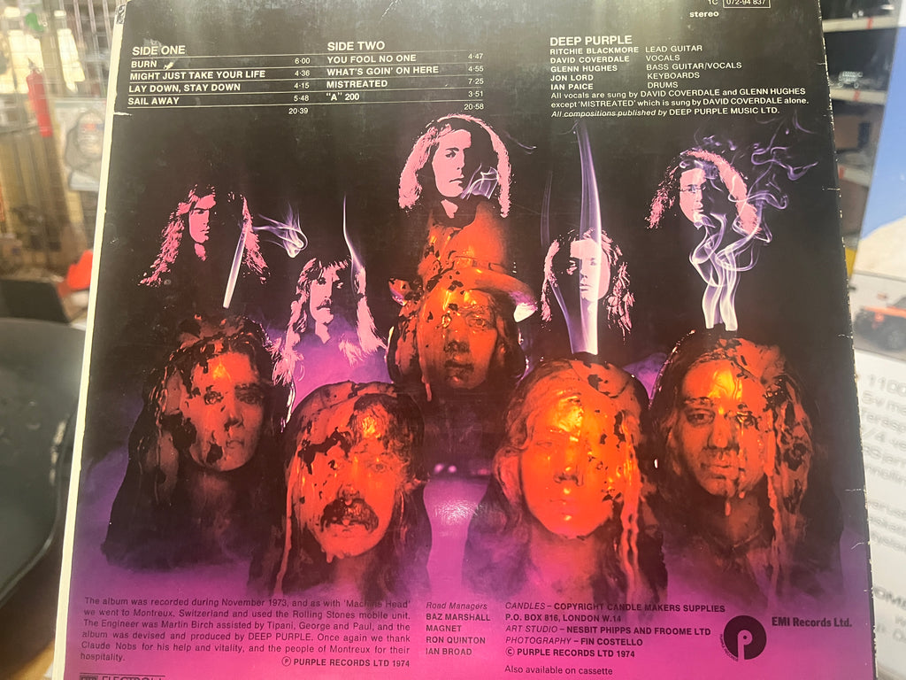 Deep purple: Burn