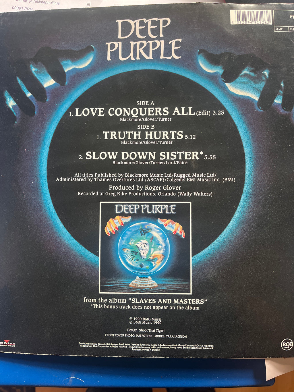Deep Purple: Love Conquers All Maxi single 12"