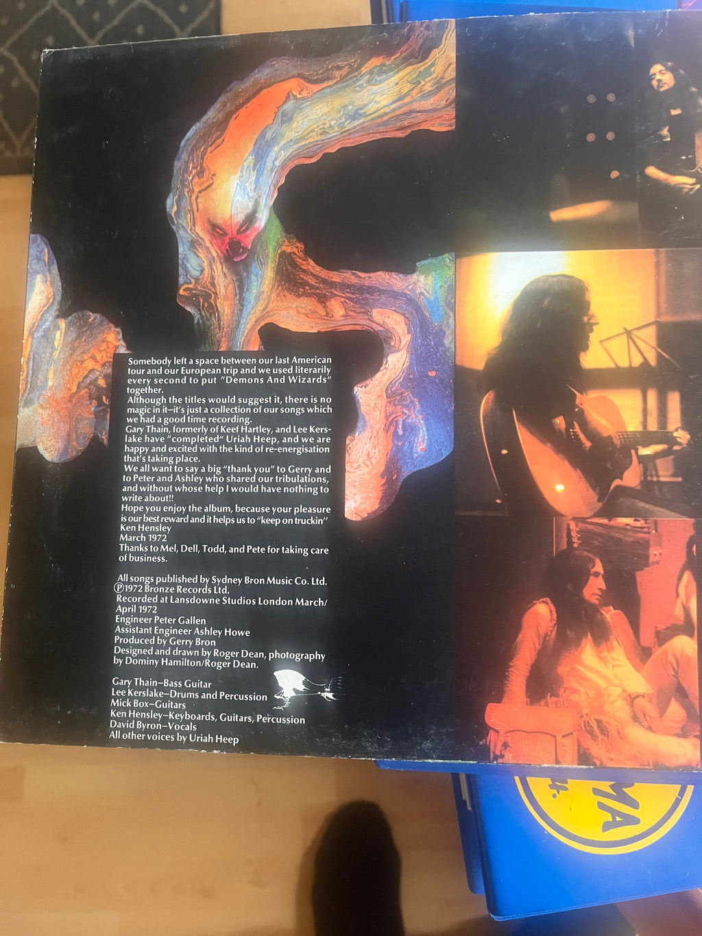 Uriah Heep – Demons and Wizards LP (Original 1972 Press)
