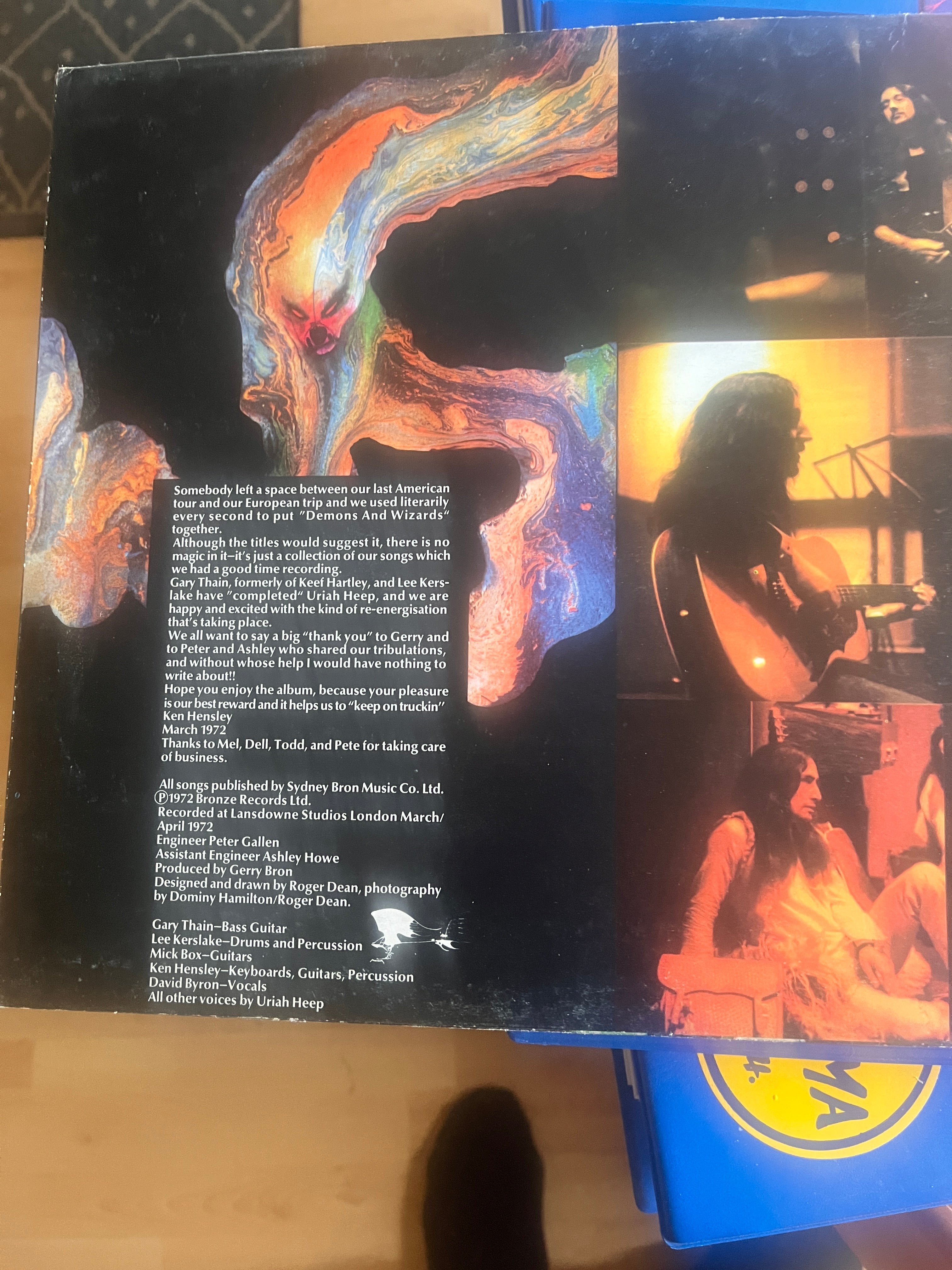 Uriah Heep – Demons and Wizards LP (Original 1972 Press)