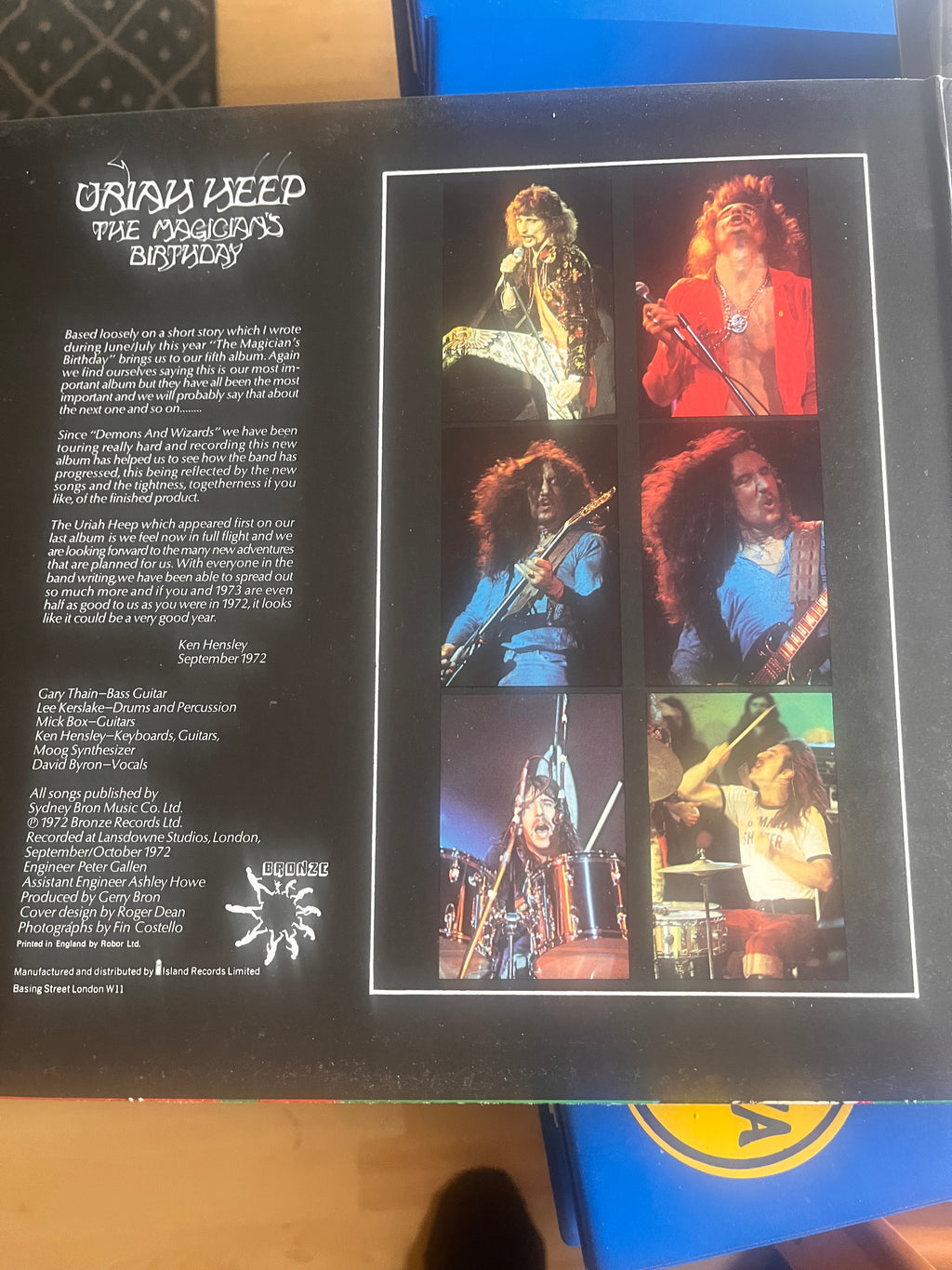 Uriah Heep – The Magician's Birthday LP (Original Press)