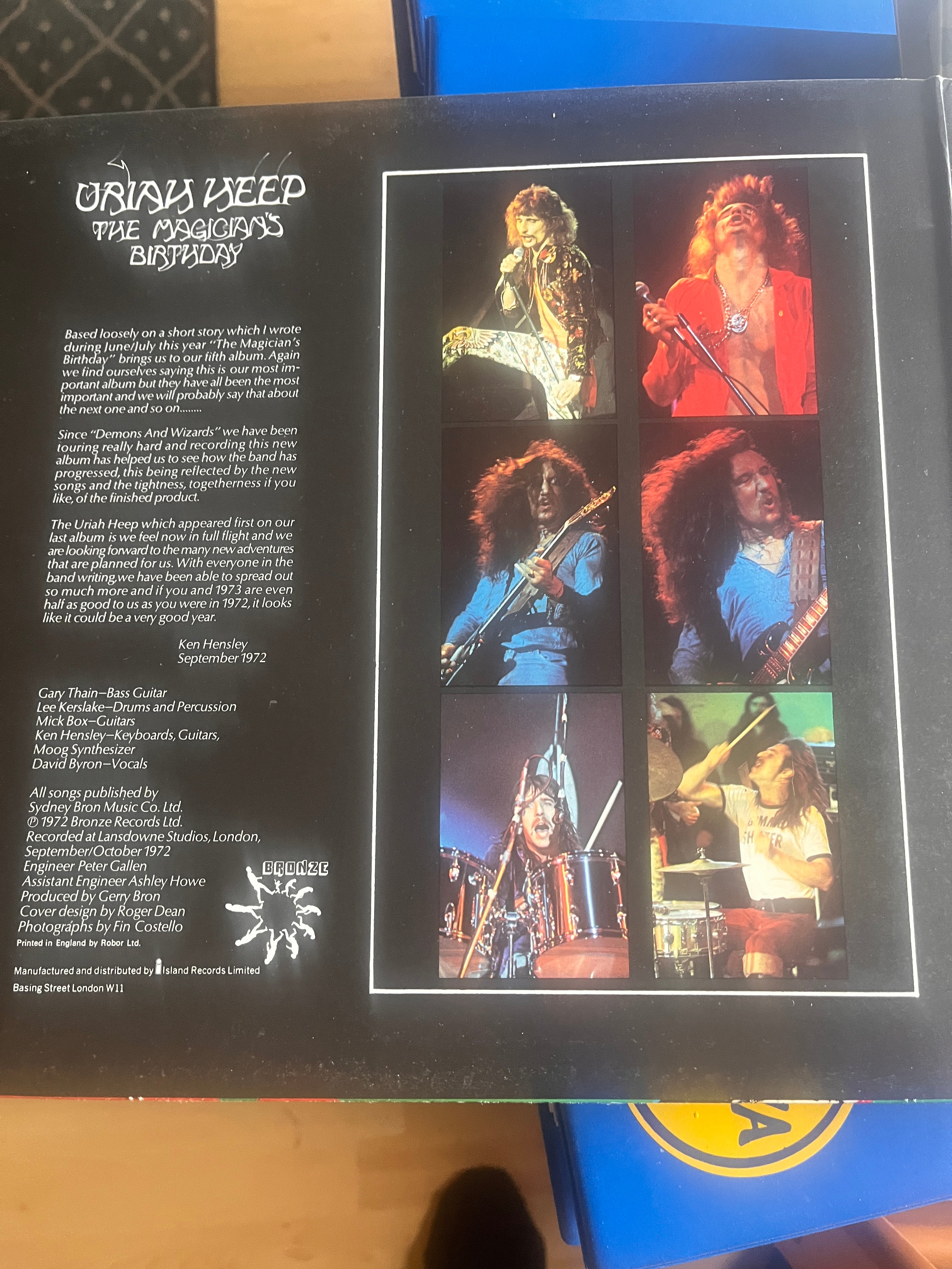 Uriah Heep – The Magician's Birthday LP (Original Press)