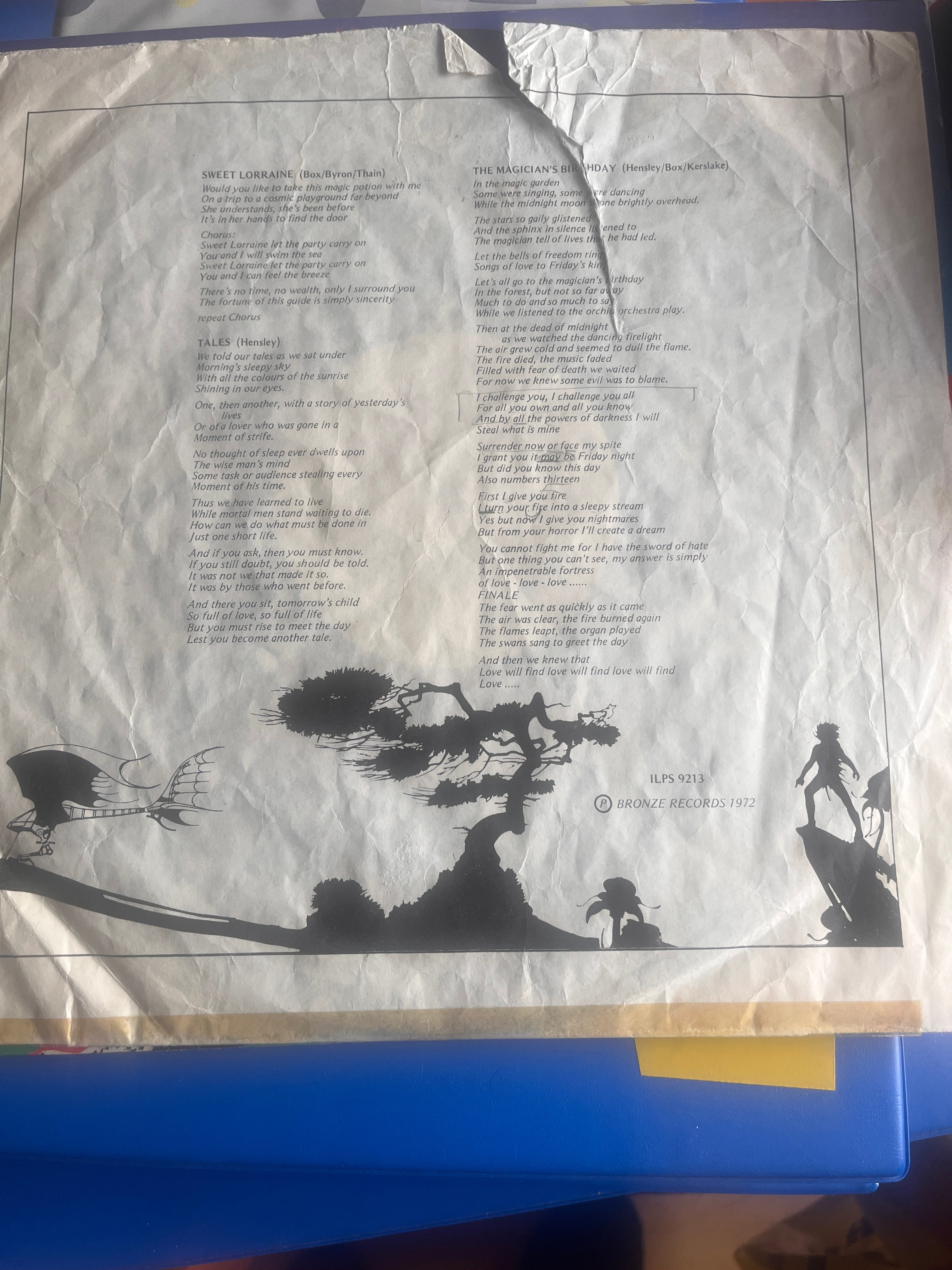 Uriah Heep – The Magician's Birthday LP (Original Press)