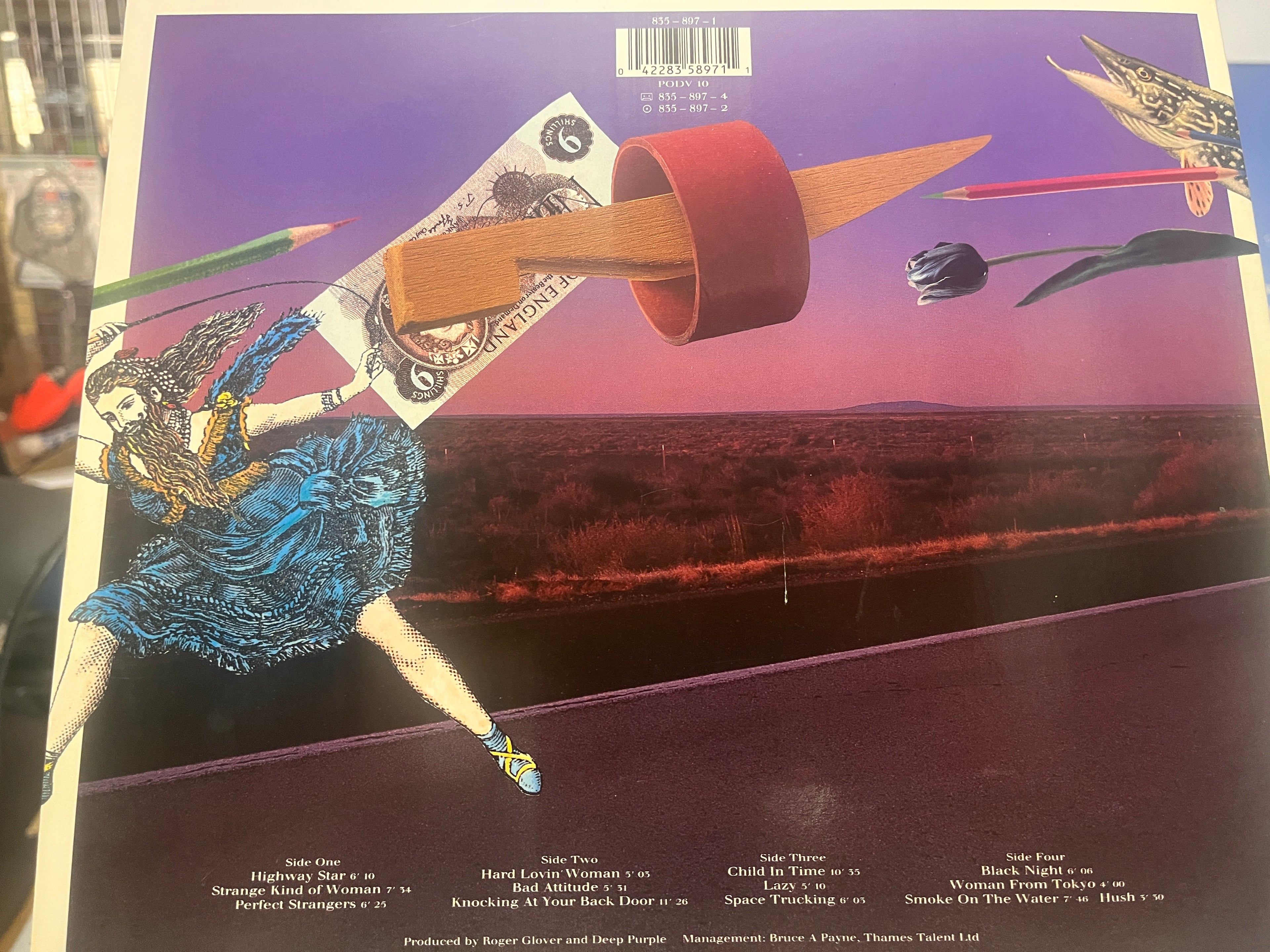 Deep Purple: Nobody`s Perfect 2-lp -live