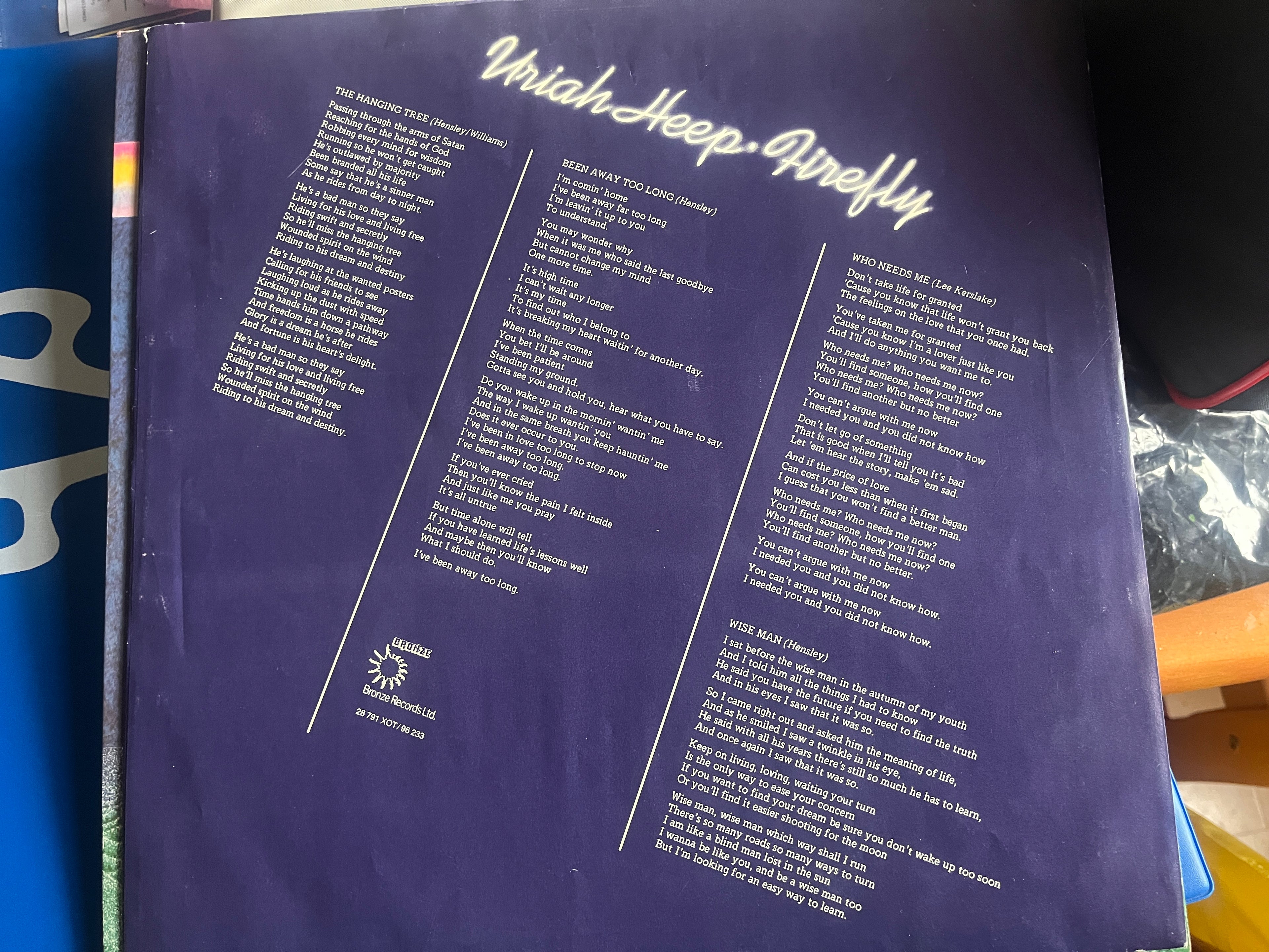 Uriah Heep: Firefly  LP
