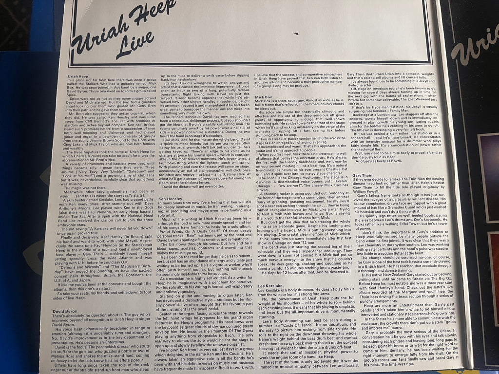 Uriah Heep – Live 73 (2LP)