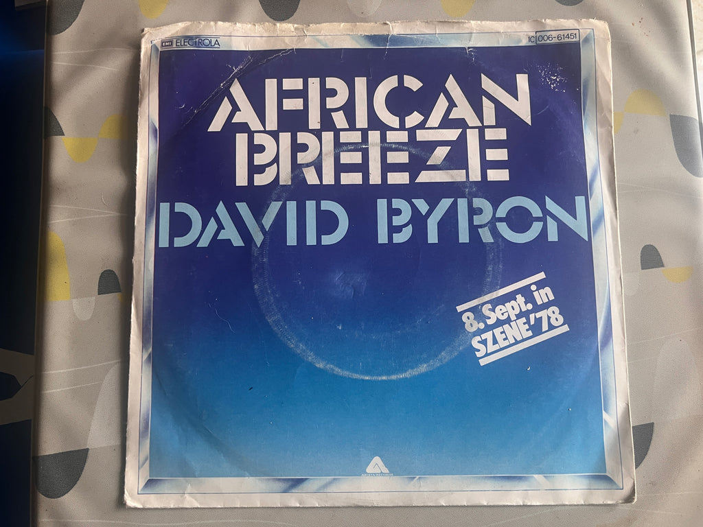 David Byron: African Breeze/Down on My Luck  7" single