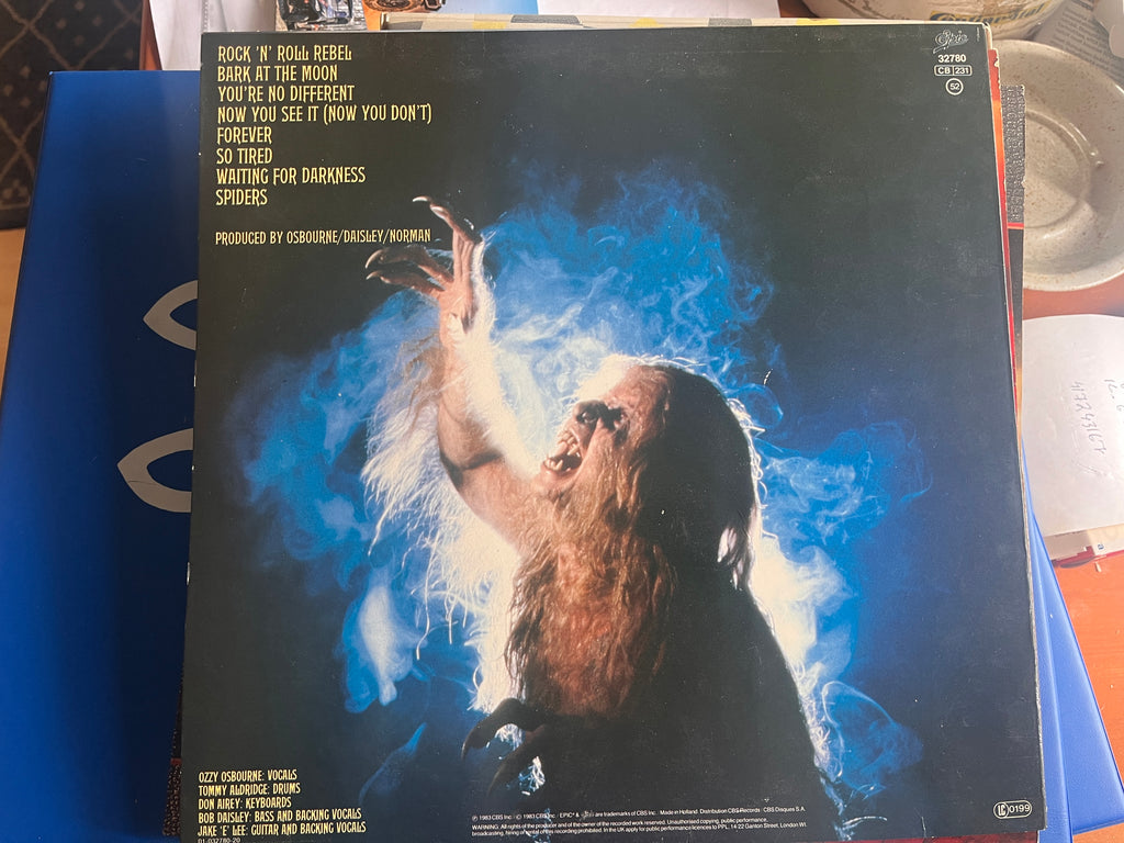Ozzy Osbourne – Bark at the Moon (1983) LP