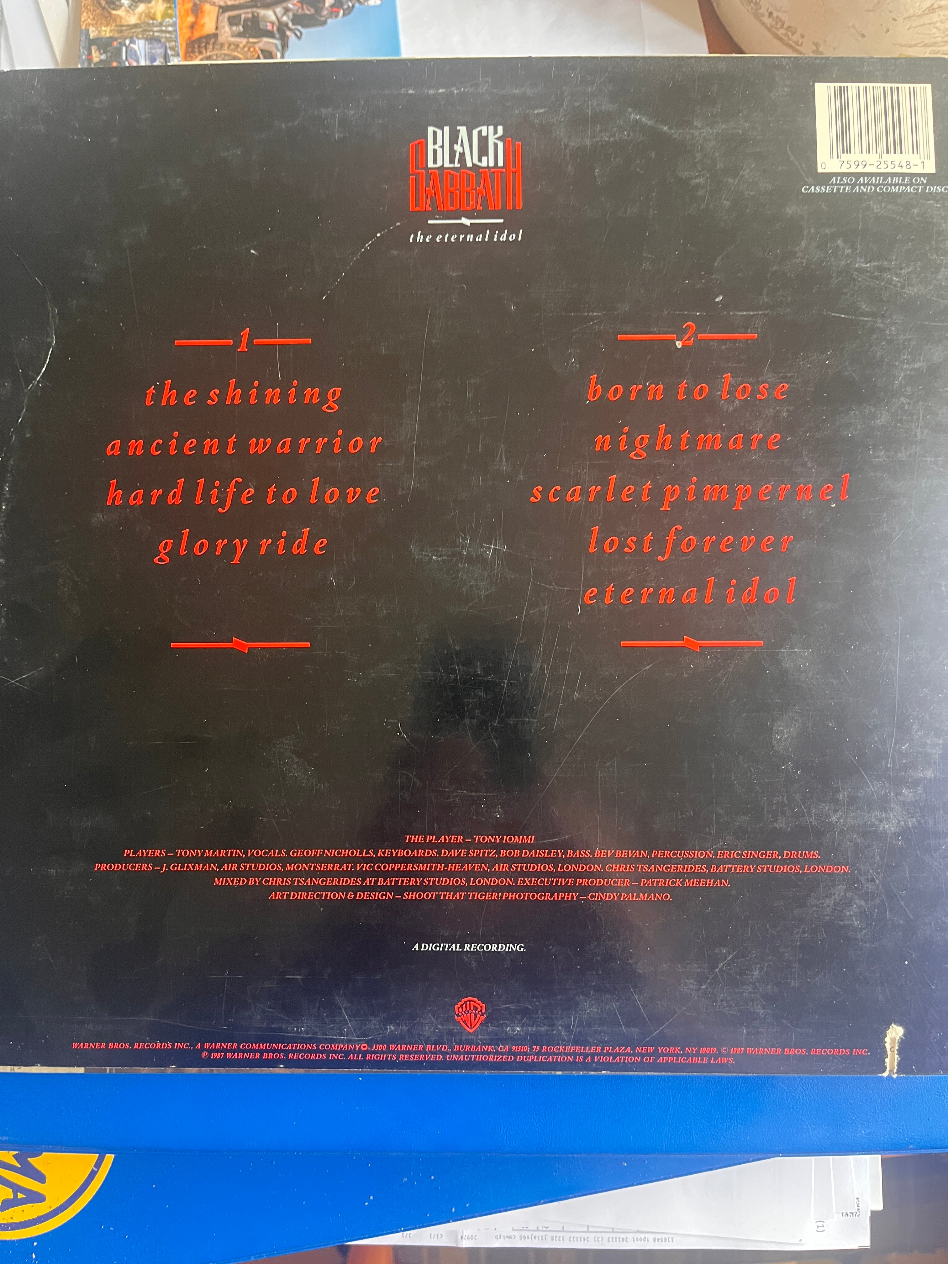 Black Sabbath – The Eternal Idol (1987) LP