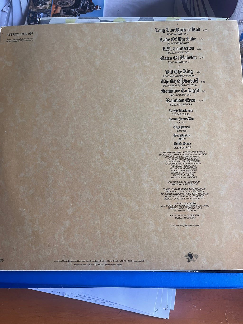 Rainbow – Long Live Rock 'n' Roll (1978) LP