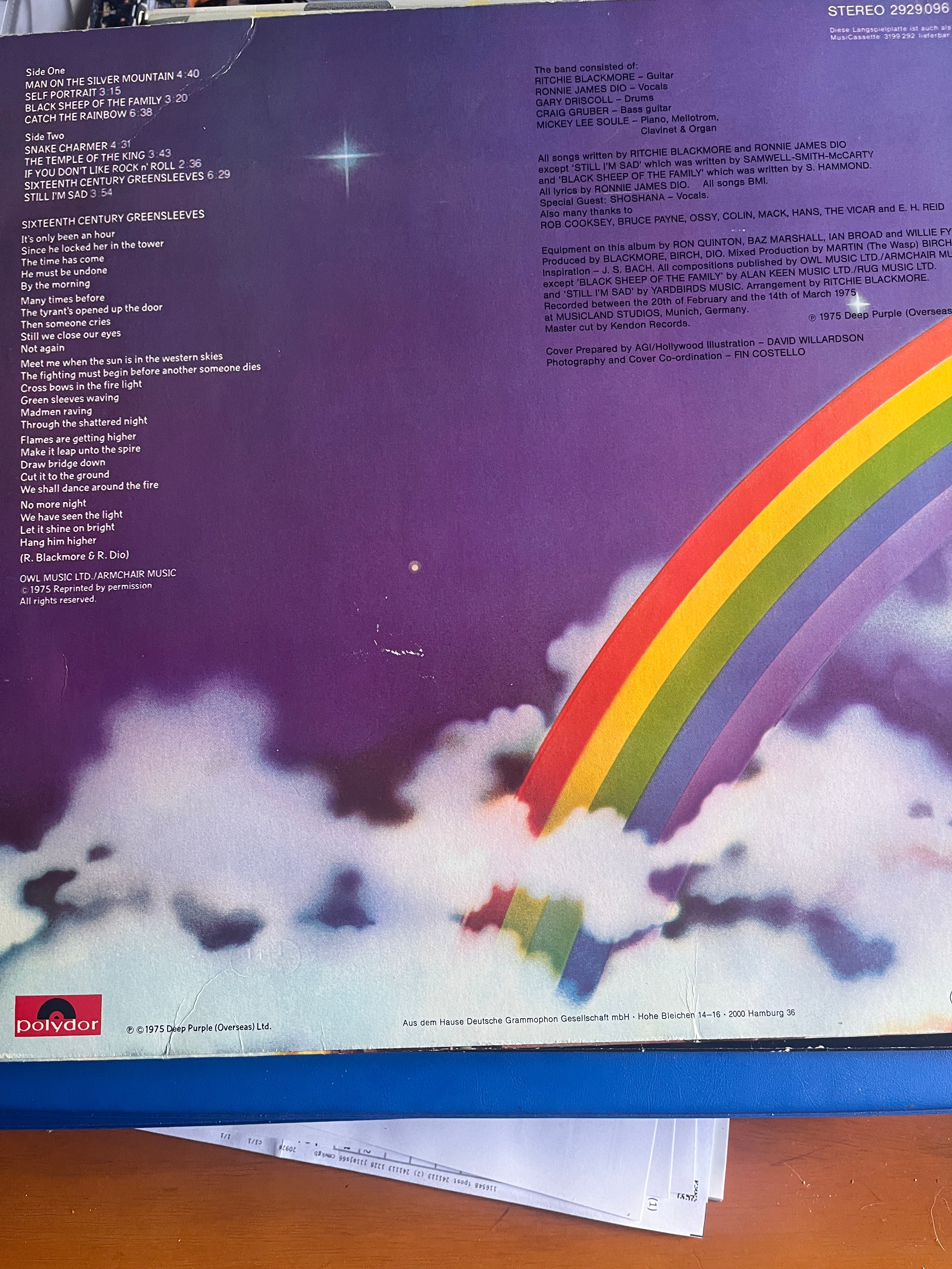 Ritchie Blackmore's Rainbow (1975) LP