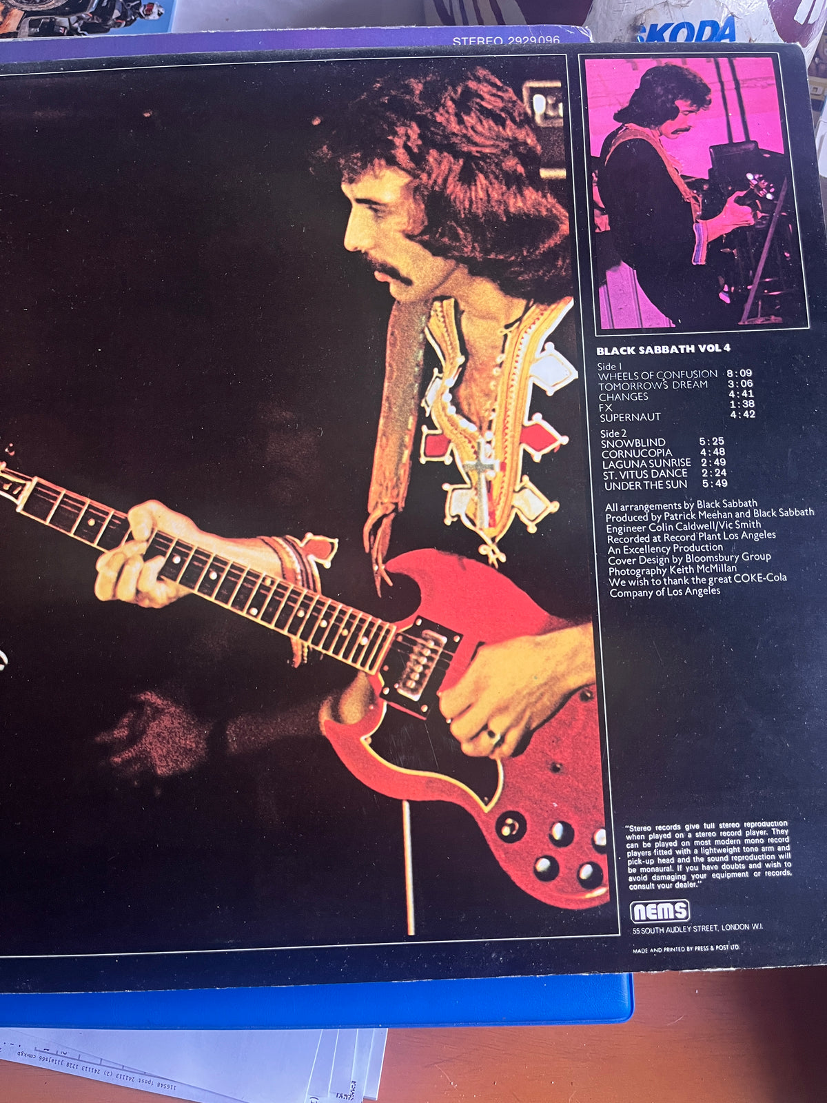 Black Sabbath – Vol. 4 (1972) LP