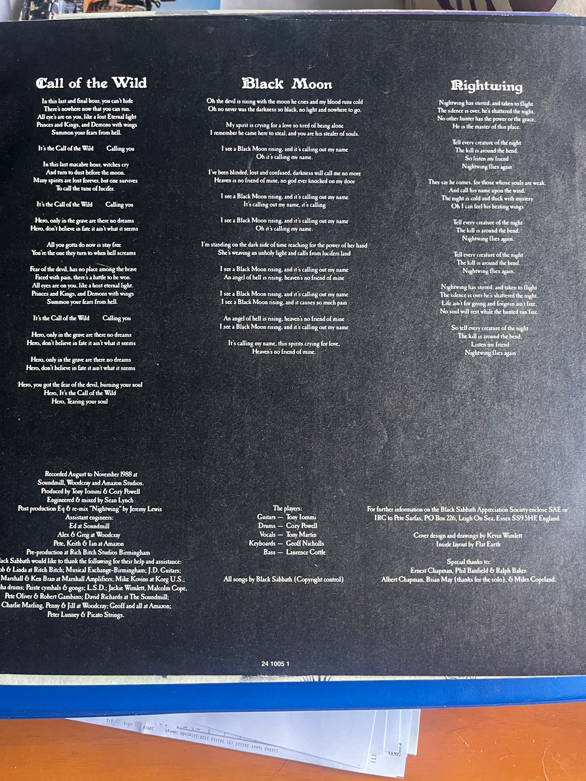 Black Sabbath – Headless Cross (1989) LP