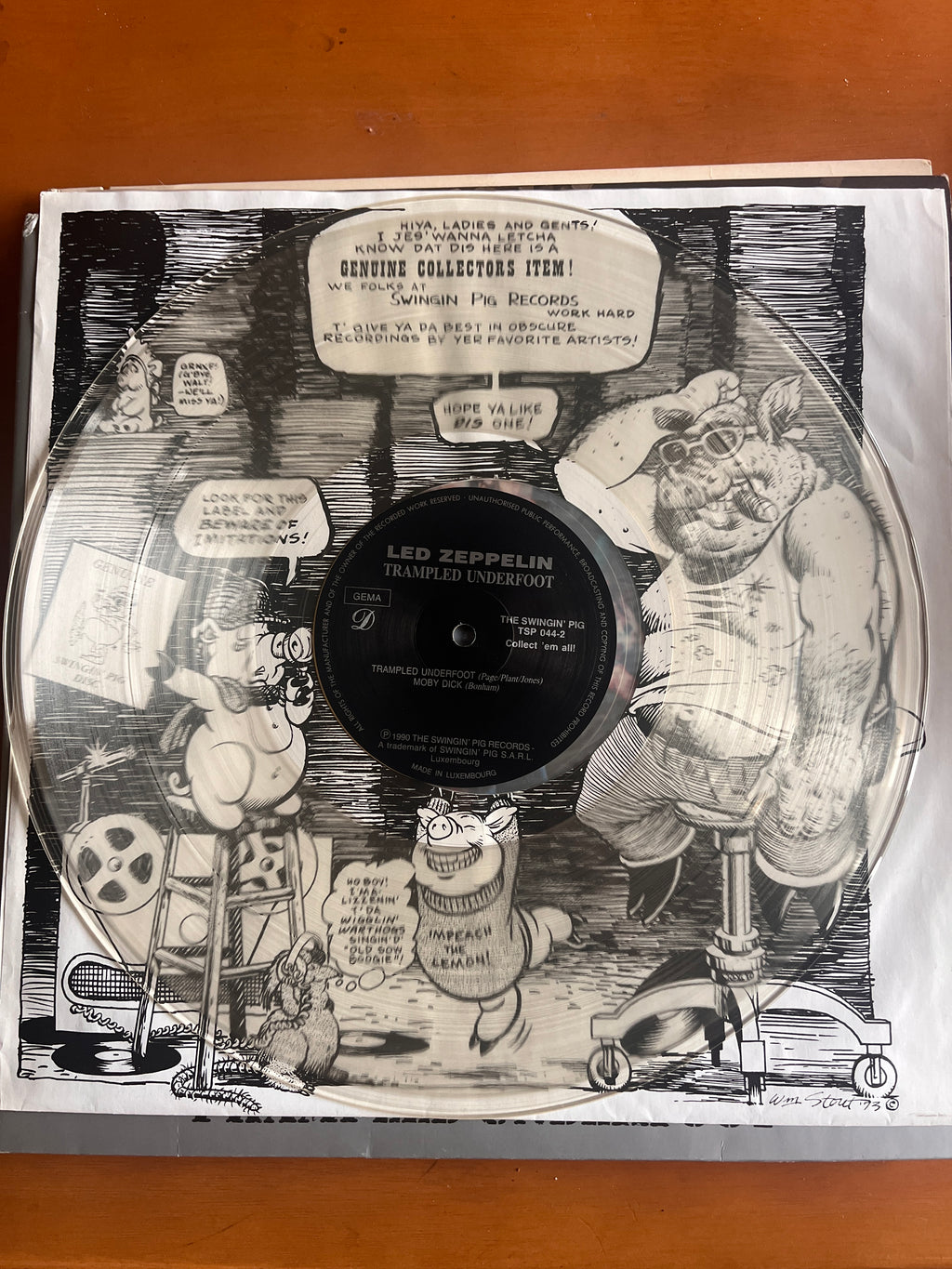 Led Zeppelin – Trampled Underfoot (Live in Dallas) 2LP, Clear Vinyl